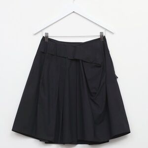 Marni Black Drape Skirt